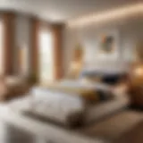 Modern Bedroom with Full Size Bed and Trundle