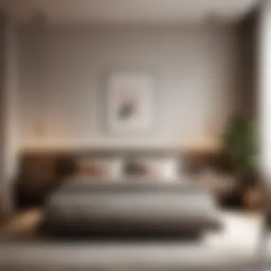 Sleek Minimalism in Bedroom Design Full size bedroom set showcasing sleek lines and neutral tones