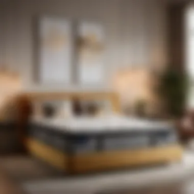 Elegance and Comfort: Full XL Mattress in Luxurious Bedroom Luxurious full XL mattress in elegant bedroom setting