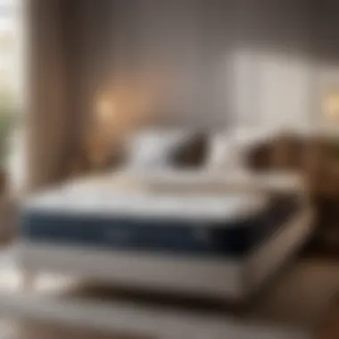 Serene Retreat: Full XL Mattress in Scandinavian Bedroom Full XL mattress in cozy Scandinavian-inspired bedroom