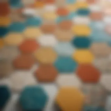 Charming Hexagonal Terrazzo Tiles Hexagonal terrazzo tiles adding character and charm