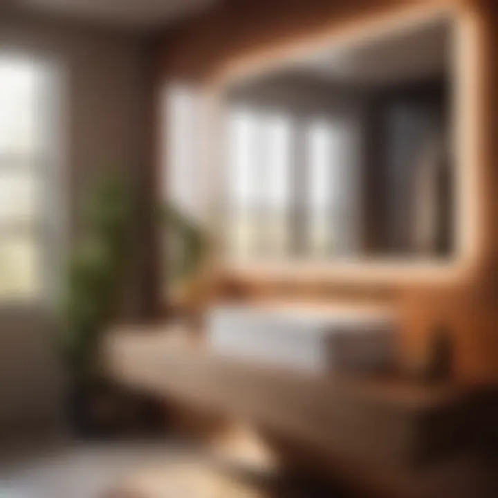 Functional bathroom sink optimizing space