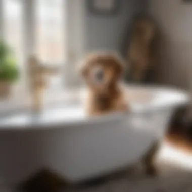 Functional Dog Bath Installation