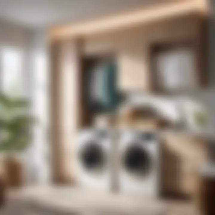 Functional and stylish laundry storage solutions