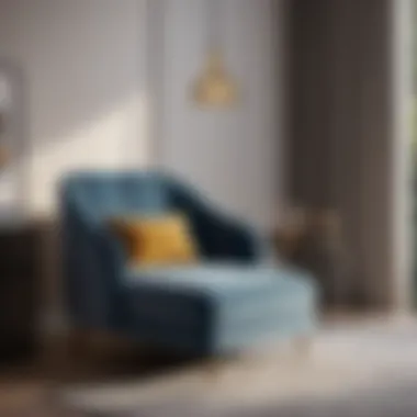 Contemporary Functionality Modern small bedroom chair with innovative storage design