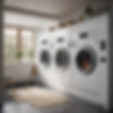 Futuristic design concept of advanced laundry solutions