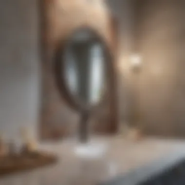 Stylish bathroom featuring innovative fixtures and tile work