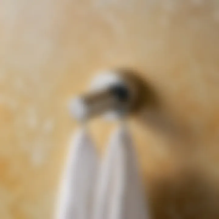 Sleek Moen Genta Robe Hook on Wall