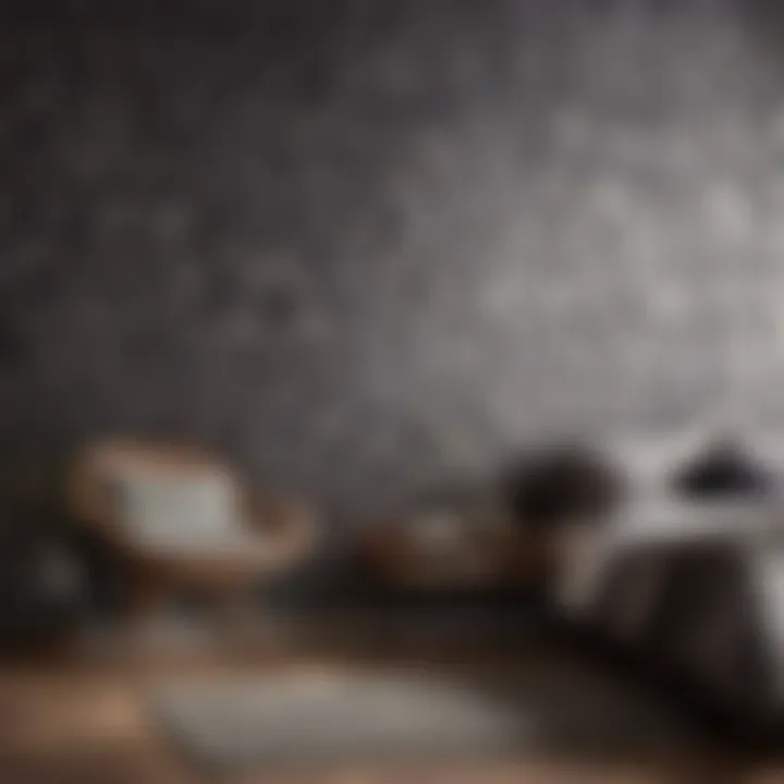 Modern Sophistication: Geometric Grey Wallpaper Abstract geometric grey wallpaper design