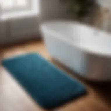 Chic Geometric Pattern Fluffy Bathroom Mats