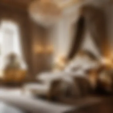 French King Bedroom Set - Gilded Accents