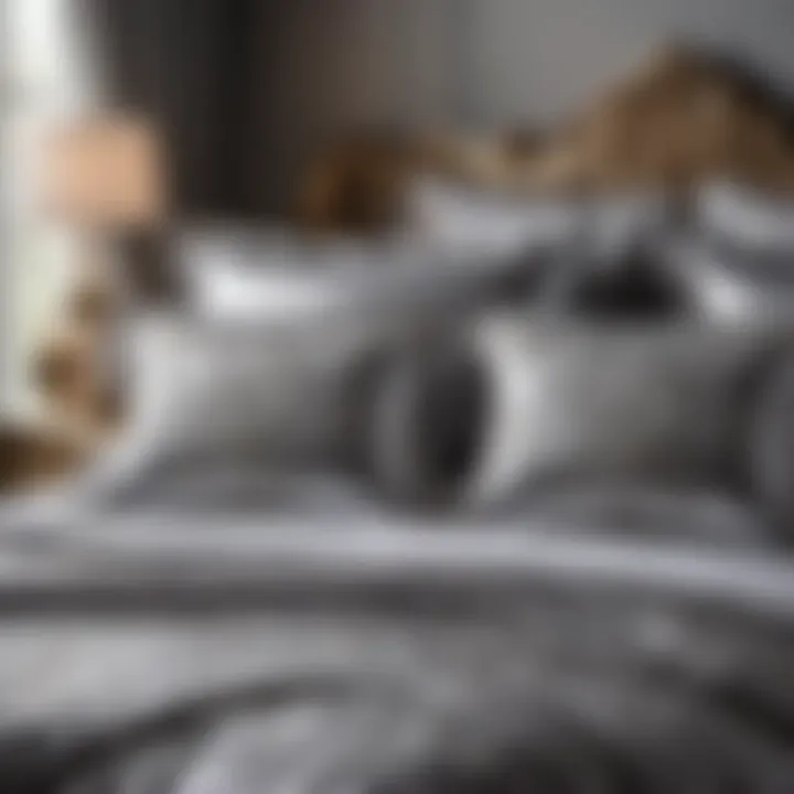 Glamorous Silver Bedding Set