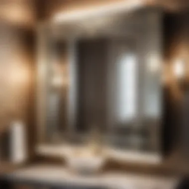 Reflective Glamour of Art Deco Design Glamorous Art Deco Bathroom Medicine Cabinet in Mirrored Finish