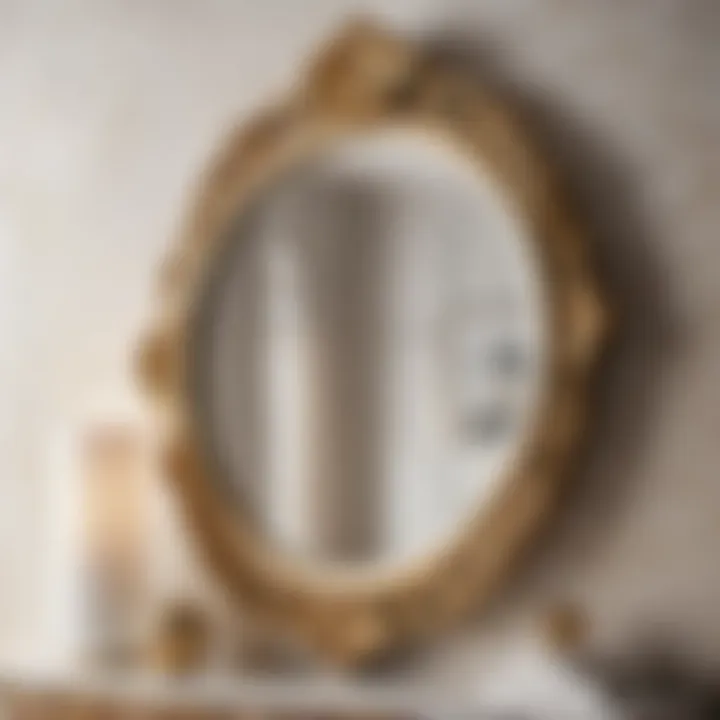 Sophisticated Gold Accent Mirror Glamorous Gold Accent Mirror on Wall