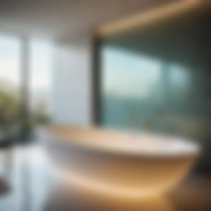 Contemporary Glass Bathtub Stall Installation Modern Glass Bathtub Stall