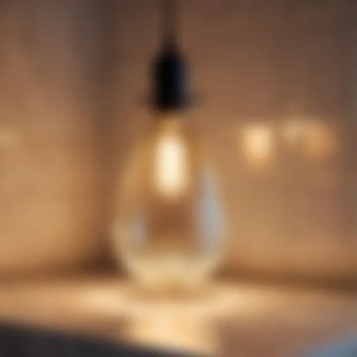 Chic Illumination for Bathing Space Glass Pendant Light Enhancing Bathroom Ambiance