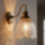 Elegant Glass Shade Design Elegant glass shade design for bathroom sconces