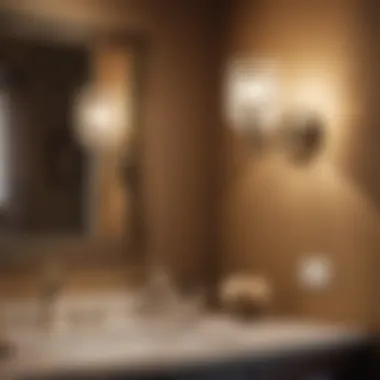 Installation Tips Installation tips for glass shades on bathroom sconces
