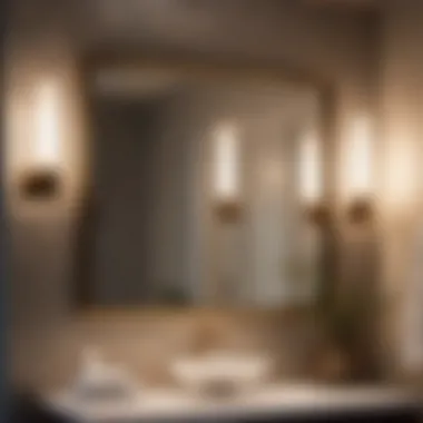 Maintenance Considerations Maintenance considerations for glass shades on bathroom sconces