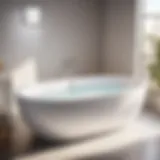 Elegant White Whirlpool Bathtub Gleaming White Whirlpool Tub