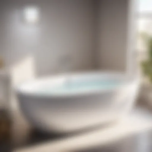 Elegant White Whirlpool Bathtub Gleaming White Whirlpool Tub