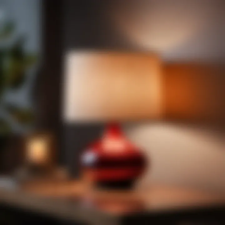 Glowing Redstone Lamp Arrangement