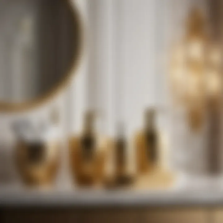 Sophisticated Gold Bathroom Accessories