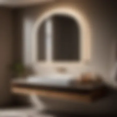 Sleek gooseneck bathroom vanity light showcasing modern design