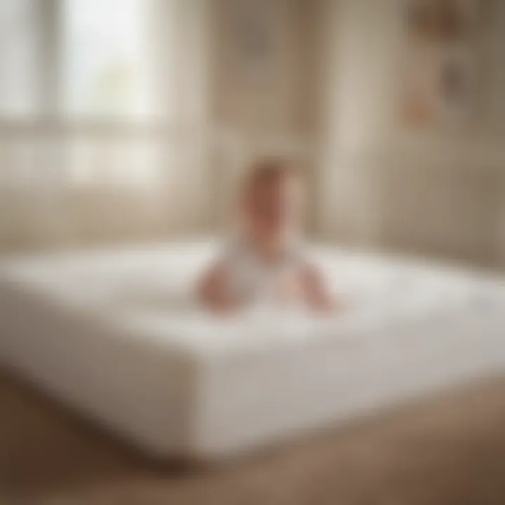 Comfort and Value of Graco Foam Crib Mattress Graco foam crib mattress in a nursery setting, emphasizing comfort.