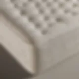 Design Features of Graco Foam Crib Mattress Detailed view of Graco foam crib mattress showcasing its design.