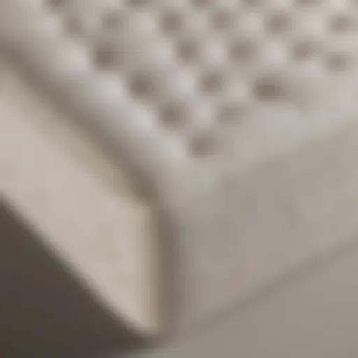 Design Features of Graco Foam Crib Mattress Detailed view of Graco foam crib mattress showcasing its design.