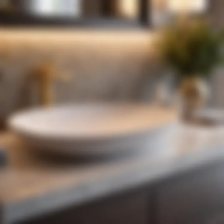 Granite Bathroom Countertop Upgrade