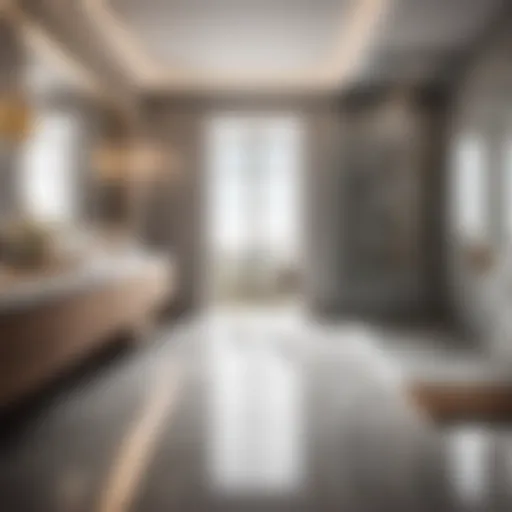 Luxurious Gray Marble Tile Bathroom Flooring Elegant Gray Marble Tile Bathroom Flooring