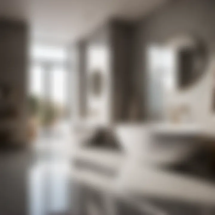 Chic Gray Terrazzo Flooring Bathroom Inspiration Modern Gray Terrazzo Flooring Bathroom