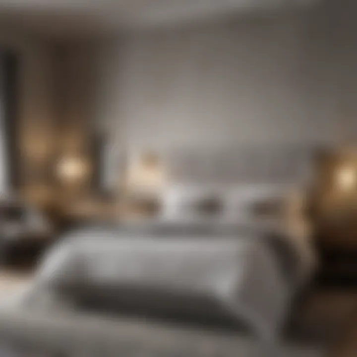 Grayson Bedroom Set in Contemporary Style Grayson Bedroom Set styled in a contemporary bedroom environment.