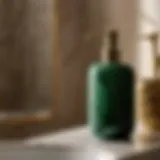 Luxurious Green Marble Soap Dispenser