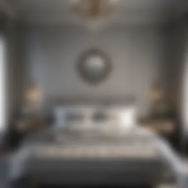 Serene Grey Color Palette Serene grey color palette for a calming bedroom