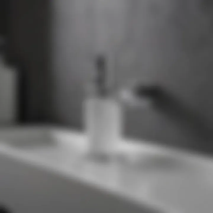 Sleek GROHE soap dispenser showcasing innovative design