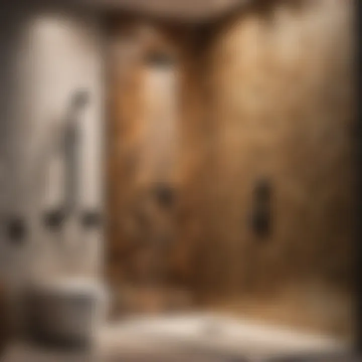 Artful Grouting Technique Grouting process in bathroom shower