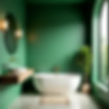Refreshing Green Accents for Inviting Spaces Vibrant green accents creating a refreshing ambiance