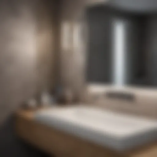 Modern bathroom fixtures