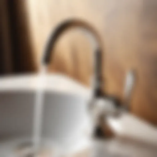 Elegant hammered nickel faucet