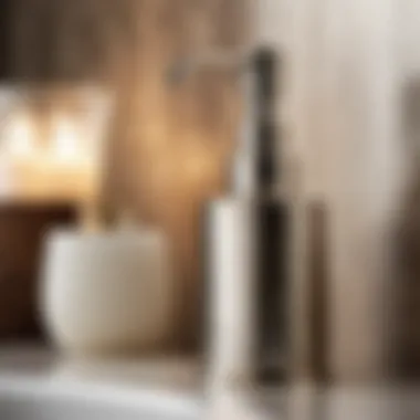 Exquisite hammered nickel soap dispenser