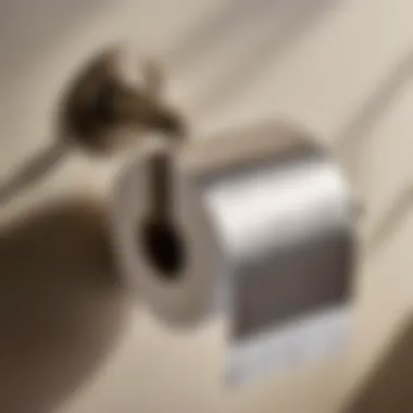 Sophisticated Hammered Nickel Toilet Paper Holder Chic hammered nickel toilet paper holder