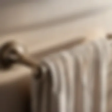 Opulent Hammered Nickel Towel Bar Luxurious hammered nickel towel bar