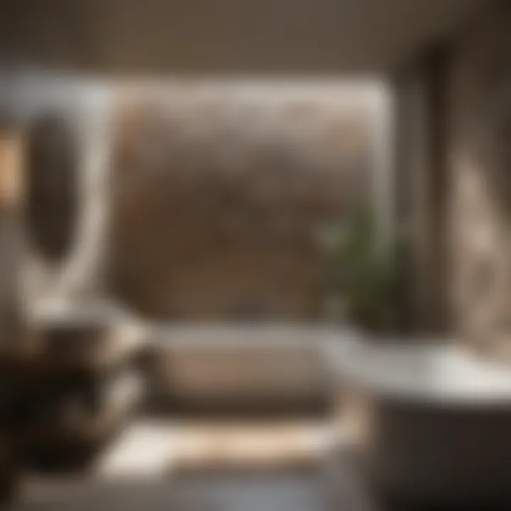 Harmony Haven - Bathroom featuring Earthy Neutrals and Stone Elements