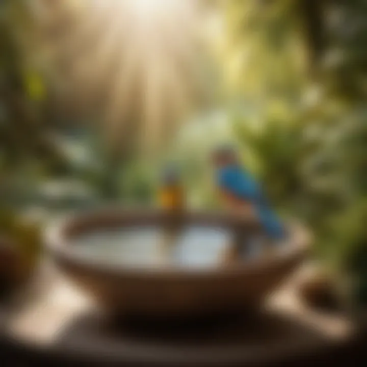 Harmony of Nature and Avian Serenity Harmony of nature and avian serenity