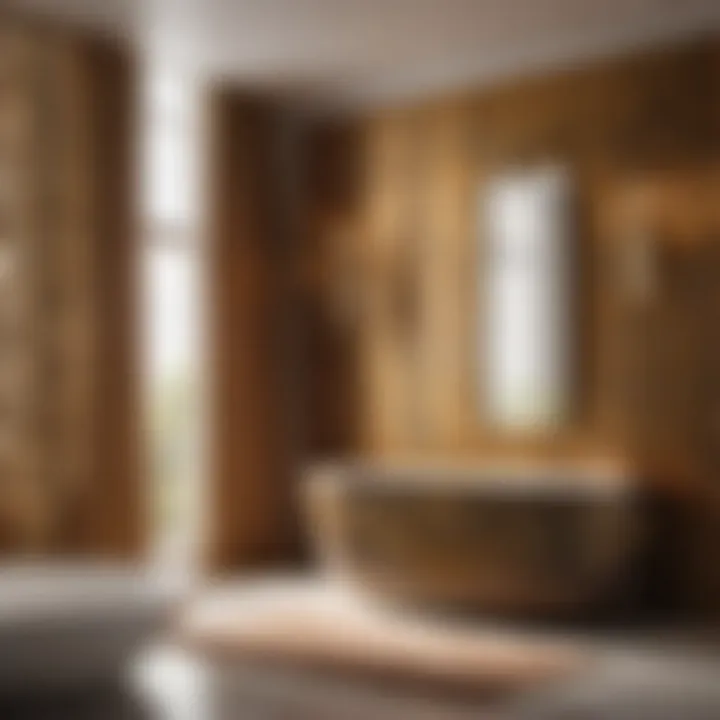 Opulent Bathroom Material Selection High-quality bathroom materials