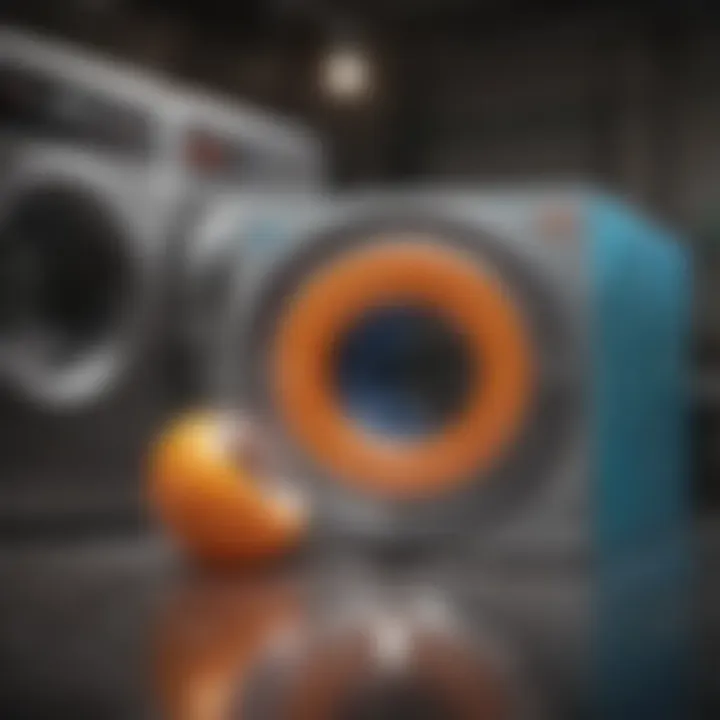 High-quality laundry detergent pods in a modern setting