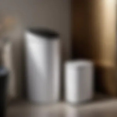 High-Tech Sensor-Activated Bathroom Waste Bin